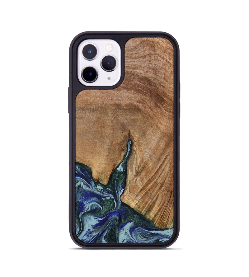 iPhone 11 Pro Wood Phone Case - Jamey (Green, 790929)