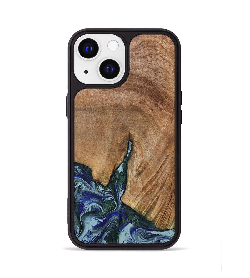 iPhone 13 Wood Phone Case - Jamey (Green, 790929)