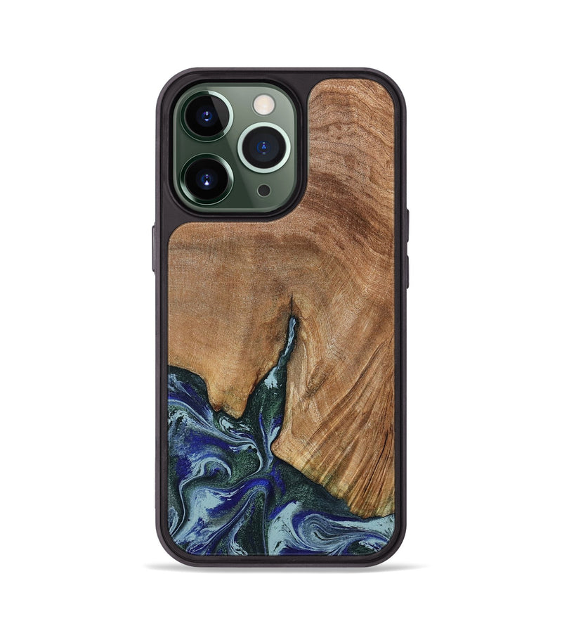 iPhone 13 Pro Wood Phone Case - Jamey (Green, 790929)