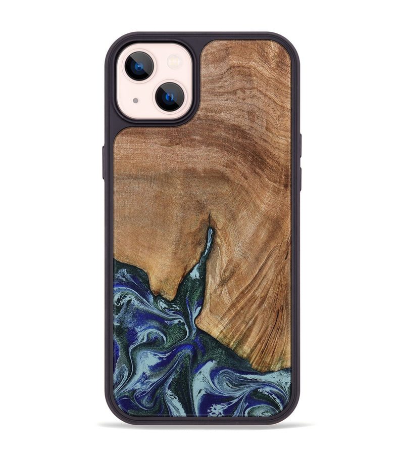 iPhone 14 Plus Wood Phone Case - Jamey (Green, 790929)