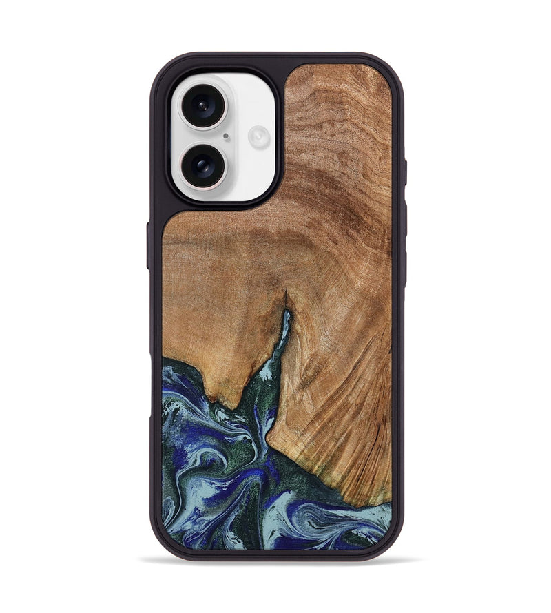 iPhone 17 Wood Phone Case - Jamey (Green, 790929)