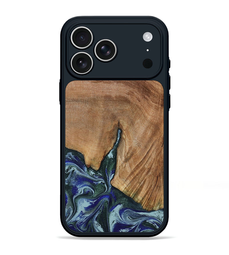 iPhone 17 Pro Max Wood Phone Case - Jamey (Green, 790929)