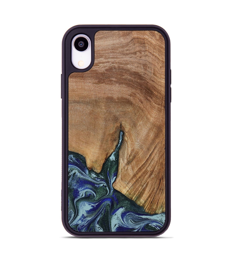 iPhone Xr Wood Phone Case - Jamey (Green, 790929)