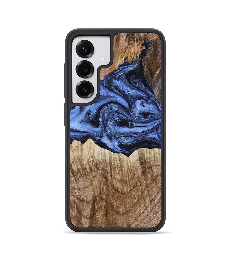 Galaxy S25 Wood Phone Case - Daron (Blue, 790950)