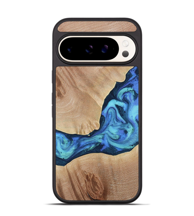 Pixel 9 Pro Wood Phone Case - Luke (Blue, 790951)