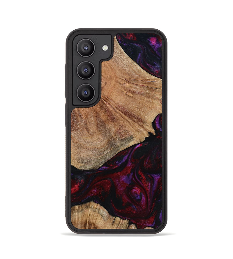 Galaxy S23 Wood Phone Case - Eduardo (Red, 791016)