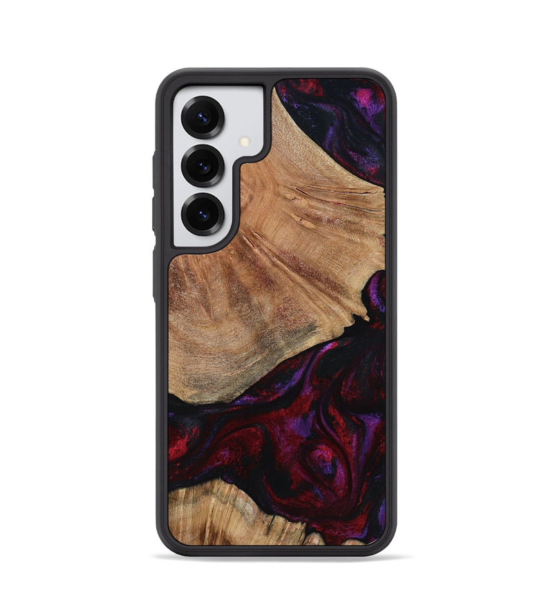 Galaxy S25 Wood Phone Case - Eduardo (Red, 791016)