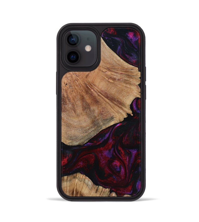 iPhone 12 Wood Phone Case - Eduardo (Red, 791016)