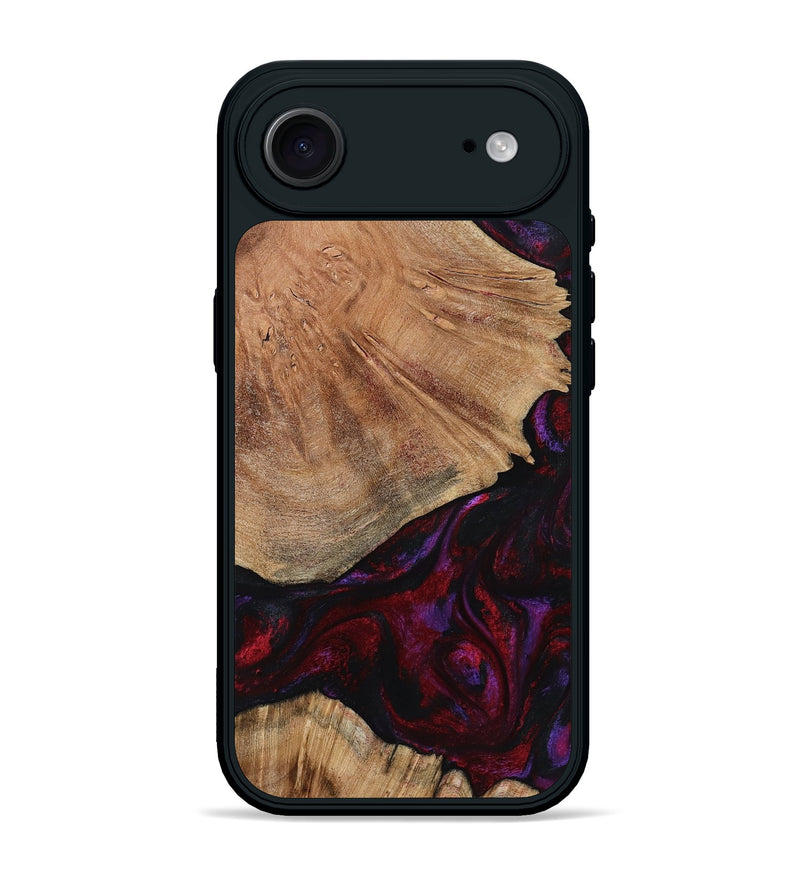 iPhone 17 Air Wood Phone Case - Eduardo (Red, 791016)