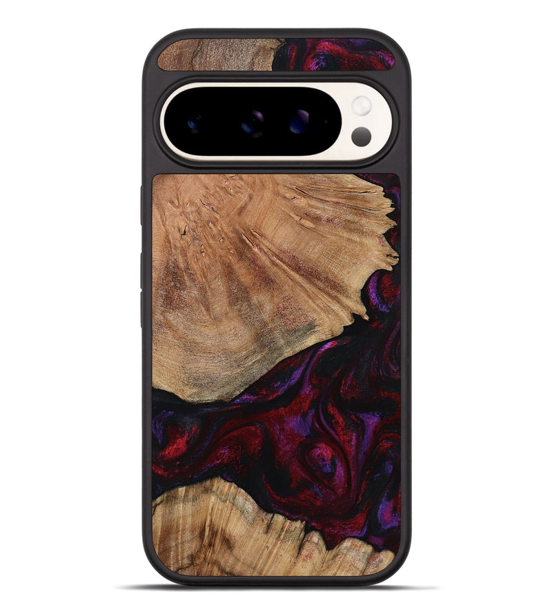 Pixel 9 Pro XL Wood Phone Case - Eduardo (Red, 791016)
