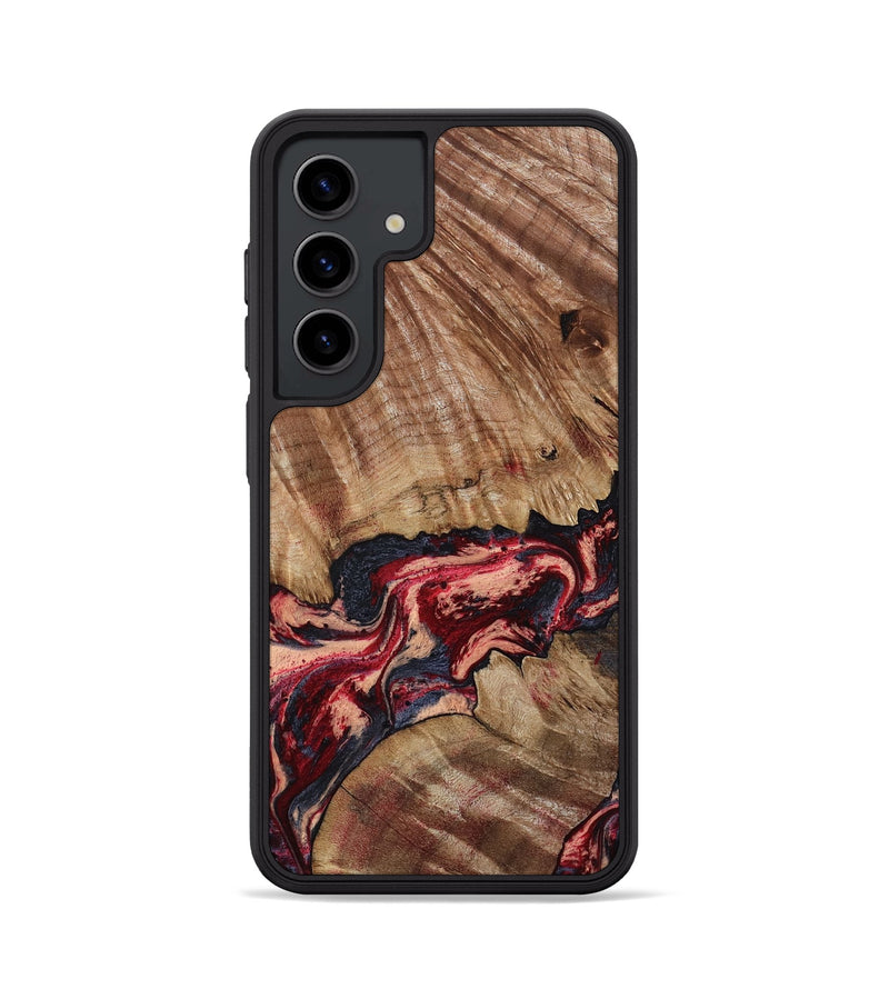 Galaxy S24 Wood Phone Case - Judge (Red, 791017)