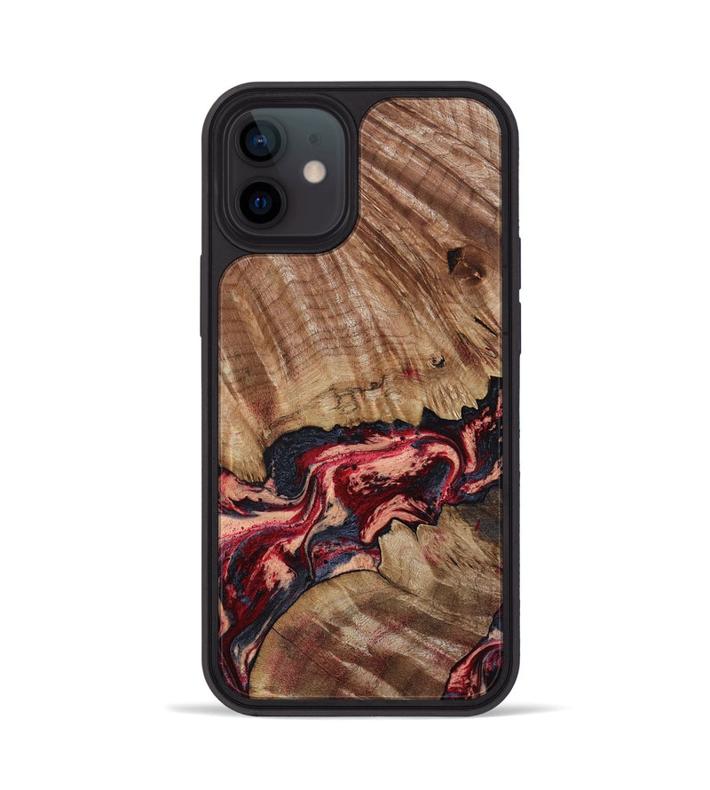 iPhone 12 Wood Phone Case - Judge (Red, 791017)
