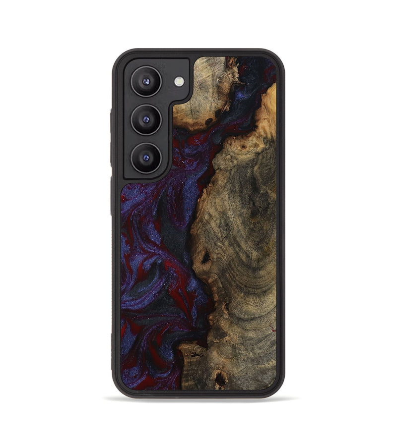 Galaxy S23 Wood Phone Case - Lexie (Red, 791018)