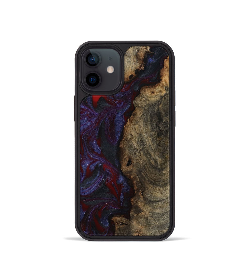 iPhone 12 mini Wood Phone Case - Lexie (Red, 791018)