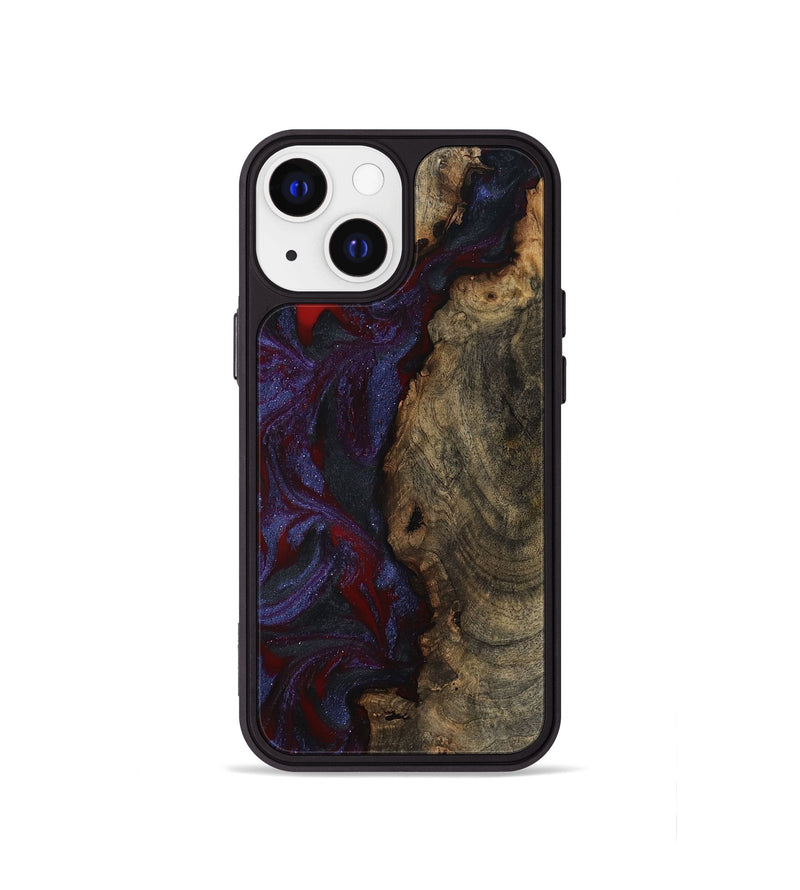 iPhone 13 mini Wood Phone Case - Lexie (Red, 791018)