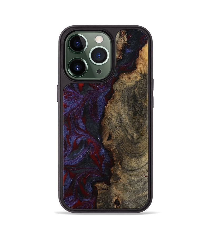 iPhone 13 Pro Wood Phone Case - Lexie (Red, 791018)