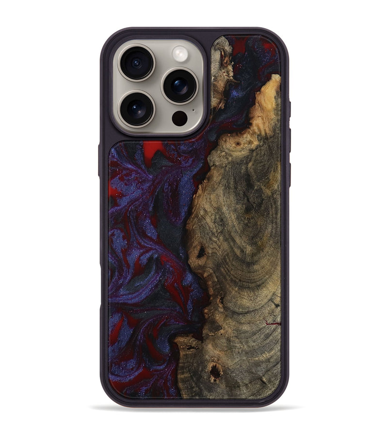 iPhone 16 Pro Max Wood Phone Case - Lexie (Red, 791018)