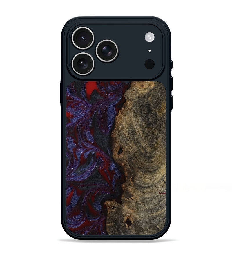 iPhone 17 Pro Max Wood Phone Case - Lexie (Red, 791018)