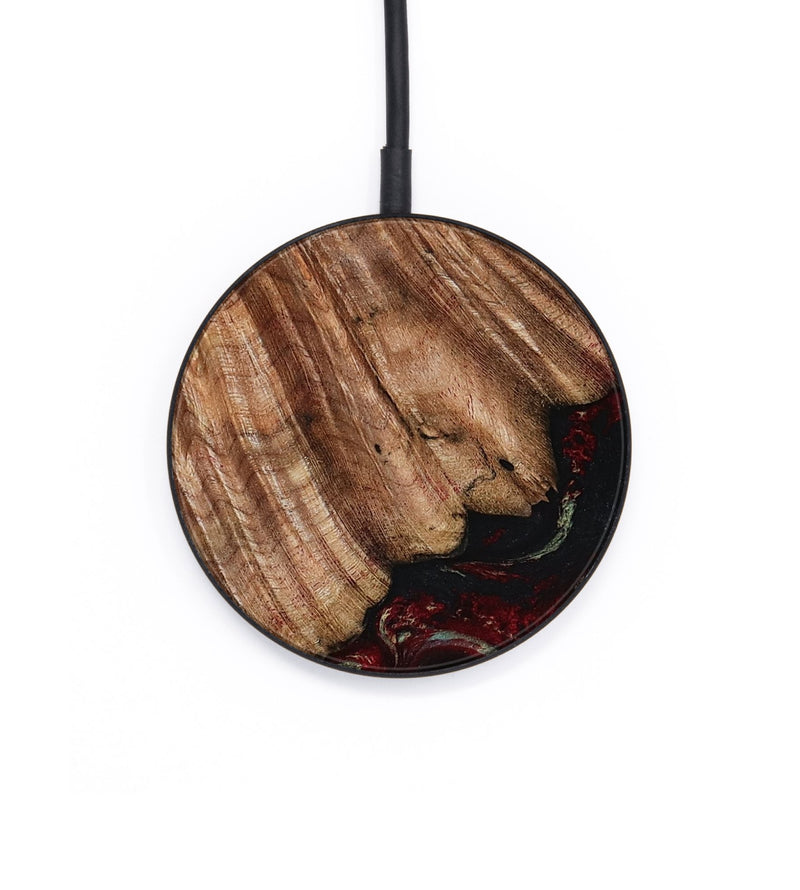Circle Wood Wireless Charger - Dakari (Red, 791019)