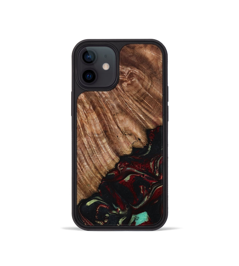iPhone 12 mini Wood Phone Case - Dakari (Red, 791019)