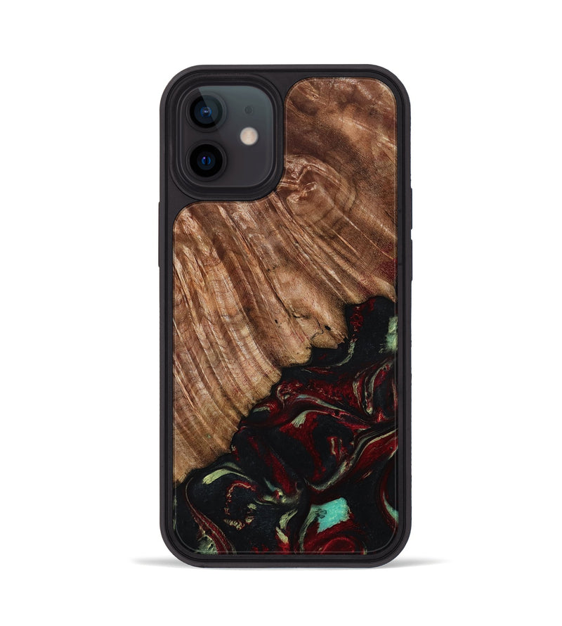 iPhone 12 Wood Phone Case - Dakari (Red, 791019)
