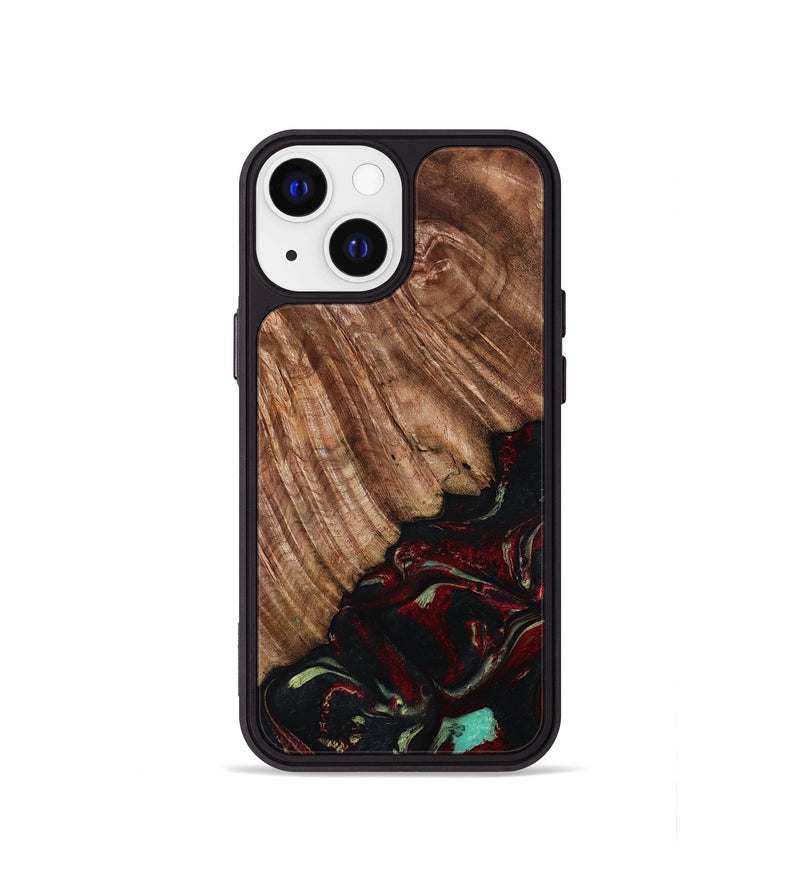 iPhone 13 mini Wood Phone Case - Dakari (Red, 791019)