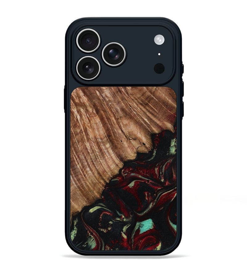 iPhone 17 Pro Max Wood Phone Case - Dakari (Red, 791019)