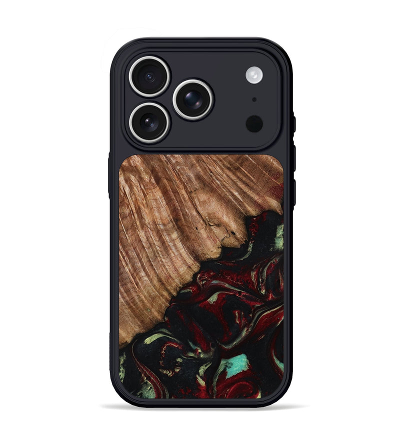 iPhone 17 Pro Wood Phone Case - Dakari (Red, 791019)