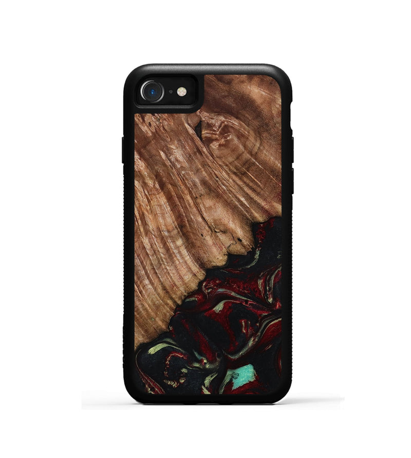 iPhone SE Wood Phone Case - Dakari (Red, 791019)