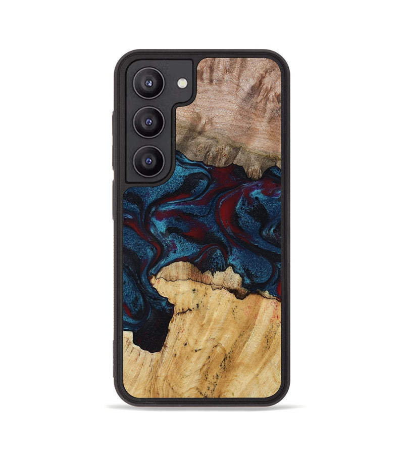 Galaxy S23 Wood Phone Case - Chester (Red, 791020)