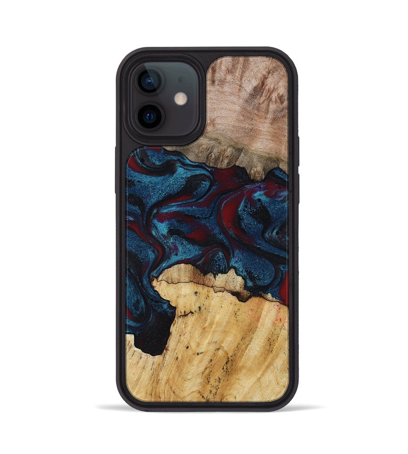 iPhone 12 Wood Phone Case - Chester (Red, 791020)