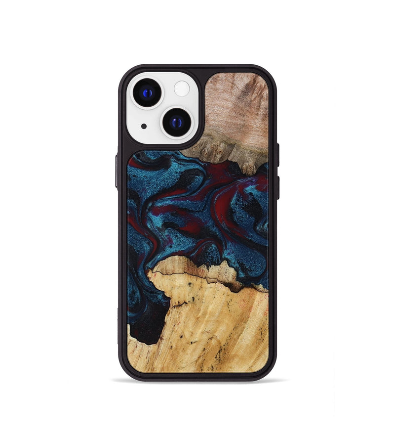 iPhone 13 mini Wood Phone Case - Chester (Red, 791020)