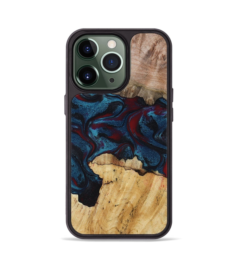 iPhone 13 Pro Wood Phone Case - Chester (Red, 791020)