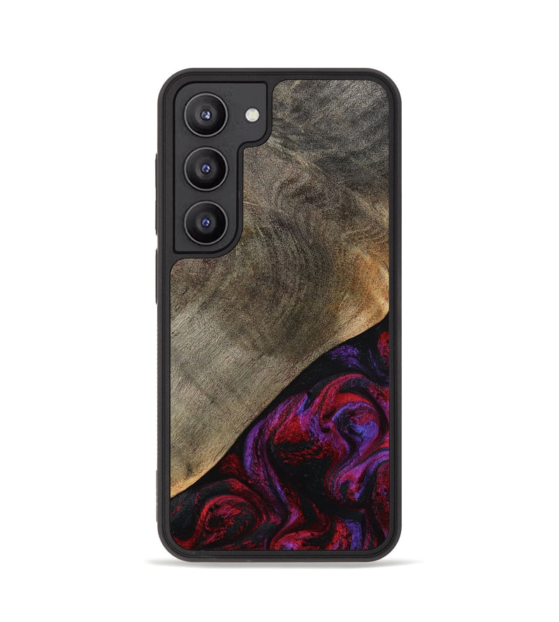 Galaxy S23 Wood Phone Case - Gussie (Red, 791021)