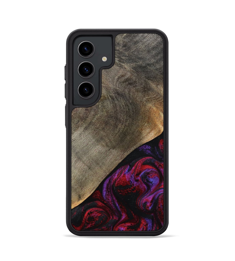 Galaxy S24 Wood Phone Case - Gussie (Red, 791021)