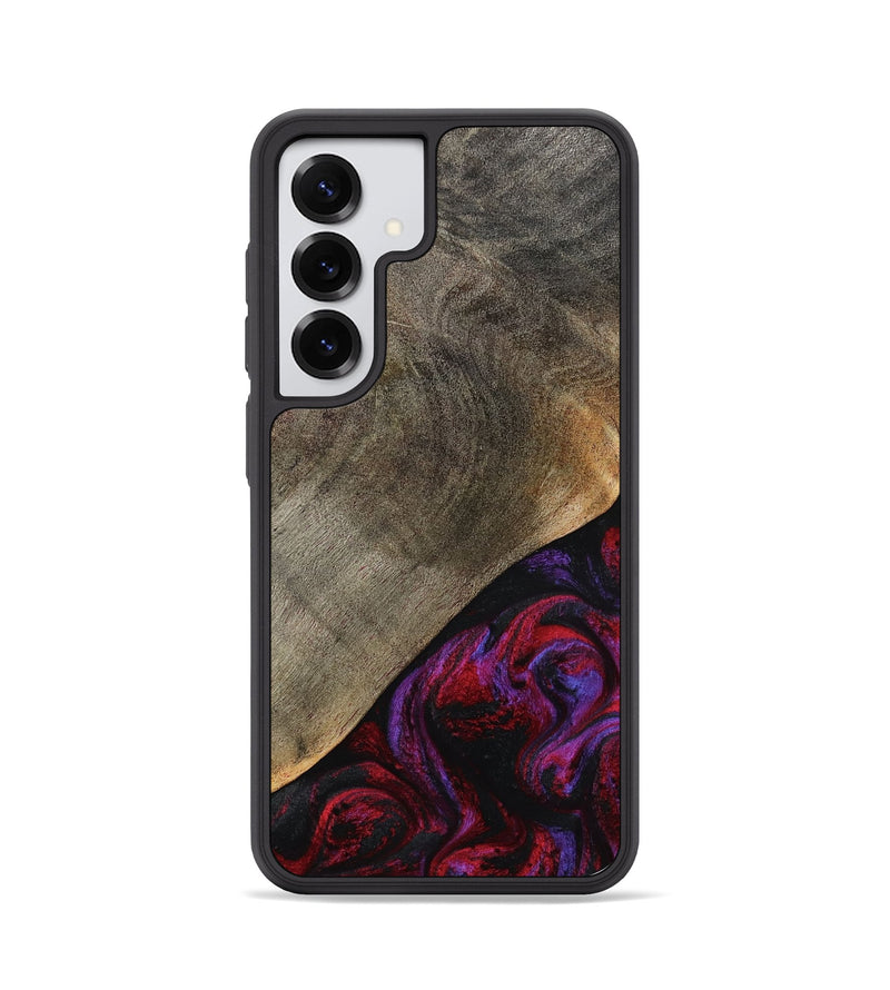 Galaxy S25 Wood Phone Case - Gussie (Red, 791021)