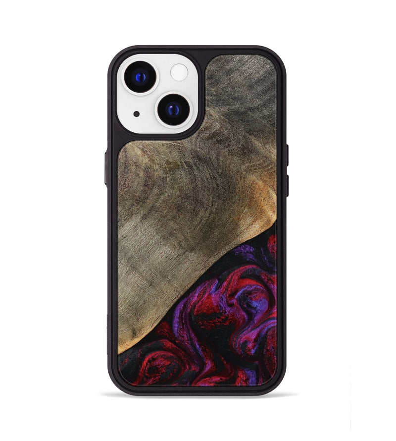 iPhone 13 Wood Phone Case - Gussie (Red, 791021)