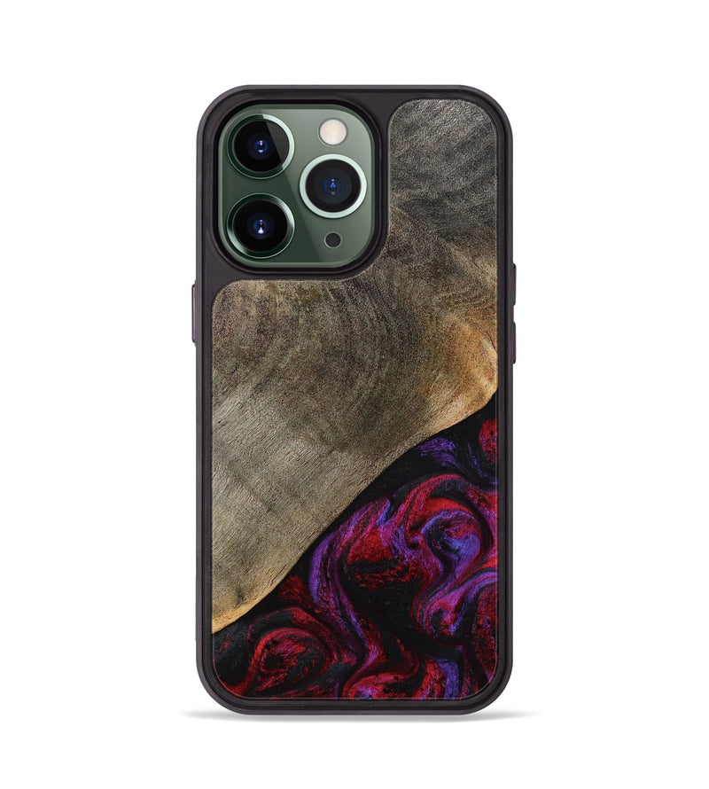 iPhone 13 Pro Wood Phone Case - Gussie (Red, 791021)