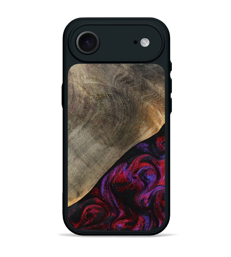 iPhone 17 Air Wood Phone Case - Gussie (Red, 791021)