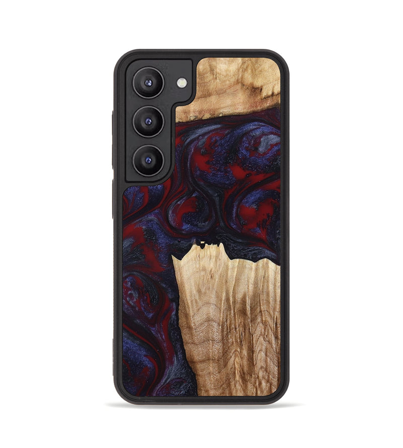Galaxy S23 Wood Phone Case - Azari (Red, 791023)