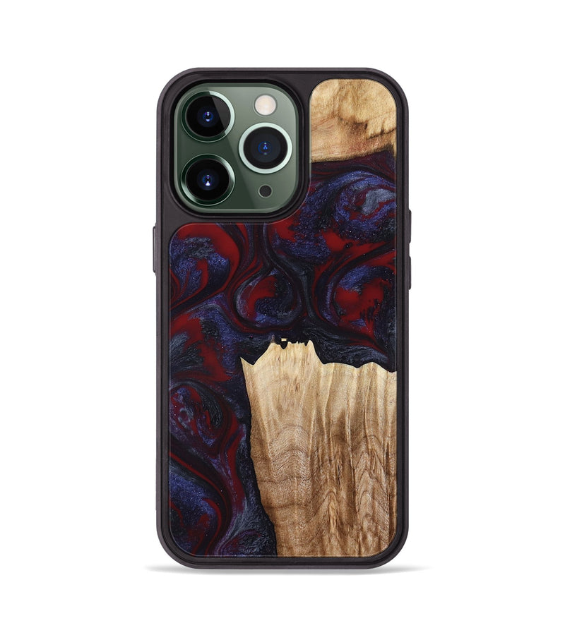 iPhone 13 Pro Wood Phone Case - Azari (Red, 791023)