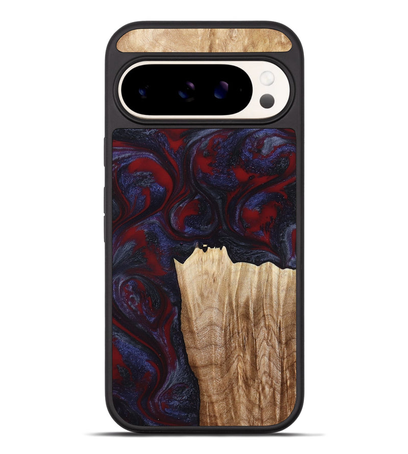 Pixel 9 Pro XL Wood Phone Case - Azari (Red, 791023)