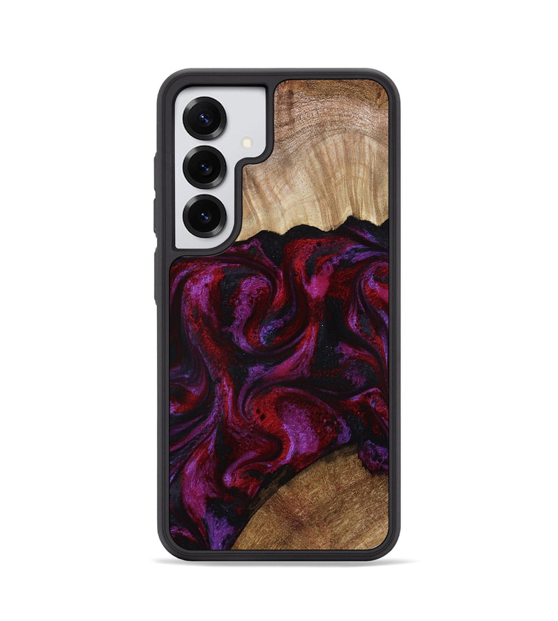 Galaxy S25 Wood Phone Case - Katy (Red, 791024)