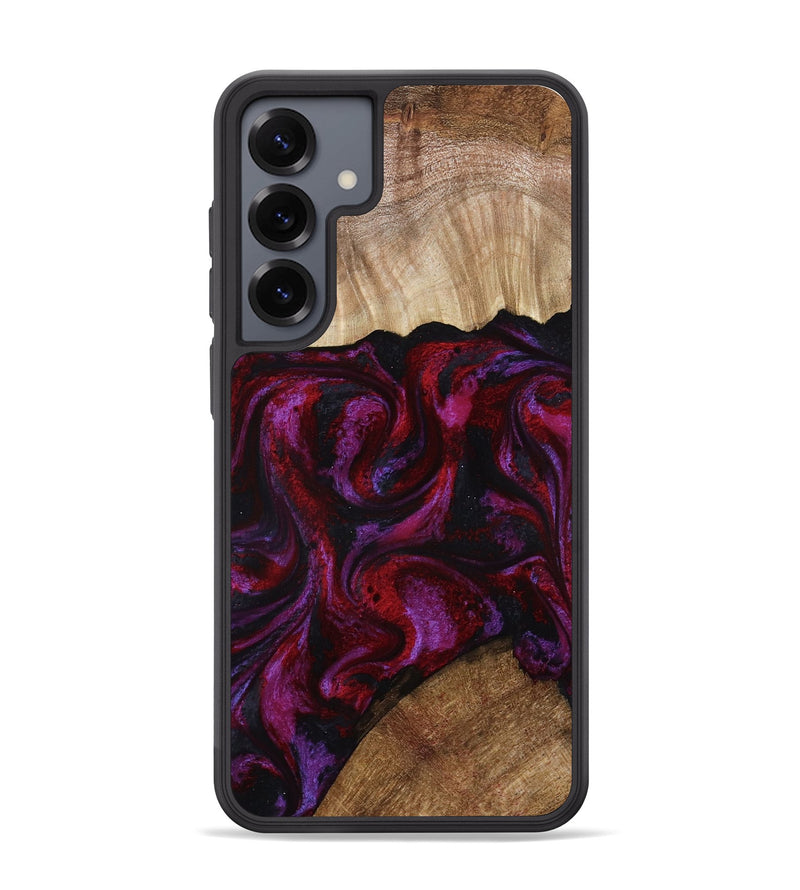 Galaxy S25 Plus Wood Phone Case - Katy (Red, 791024)