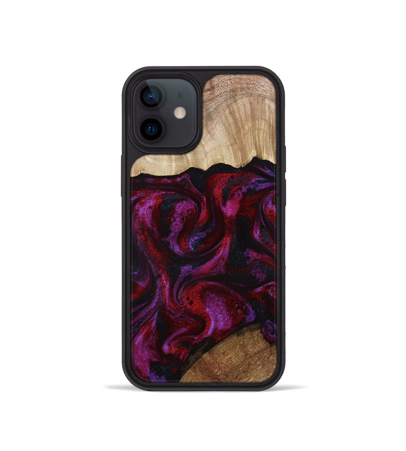 iPhone 12 mini Wood Phone Case - Katy (Red, 791024)