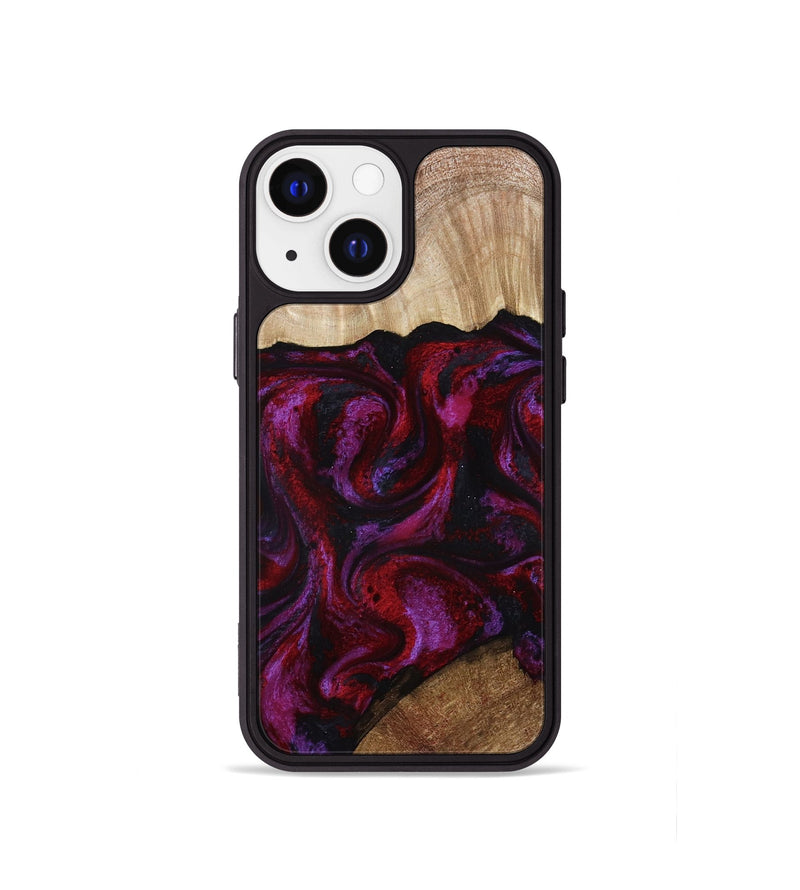 iPhone 13 mini Wood Phone Case - Katy (Red, 791024)