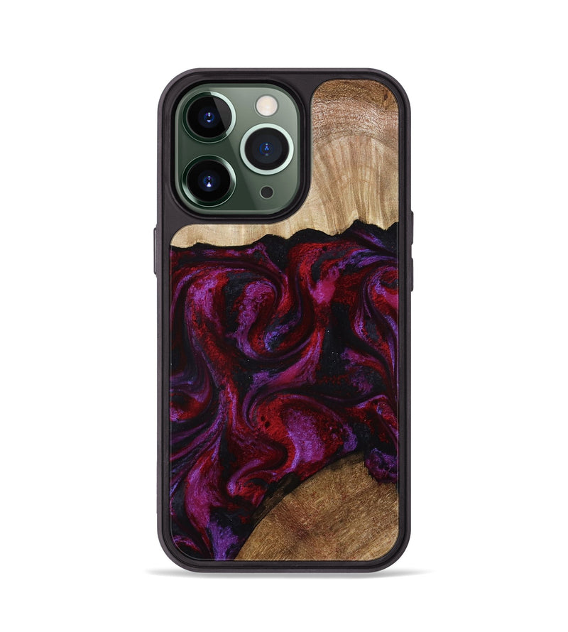 iPhone 13 Pro Wood Phone Case - Katy (Red, 791024)
