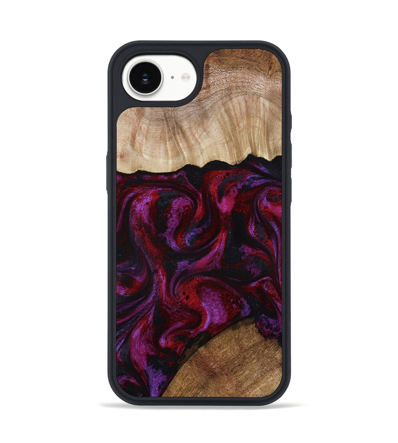 iPhone 16e Wood Phone Case - Katy (Red, 791024)