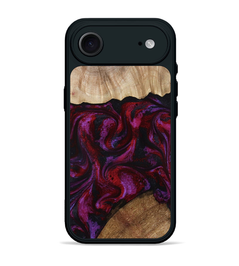 iPhone 17 Air Wood Phone Case - Katy (Red, 791024)