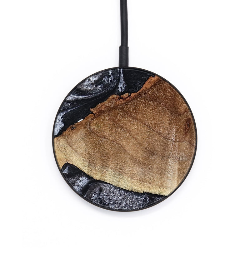 Circle Wood Wireless Charger - Alta (Black & White, 791029)